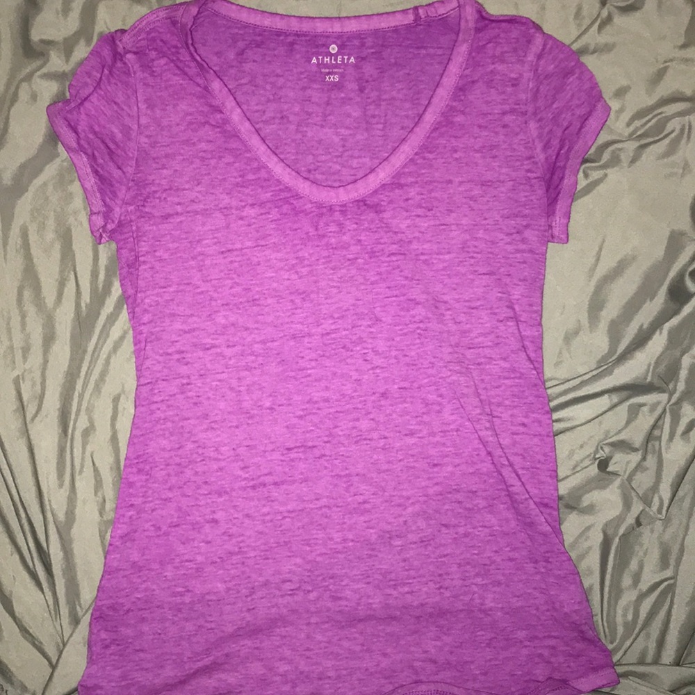 Purple athleta t-shirt